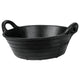 Producten rubber voerbak zwart 11l