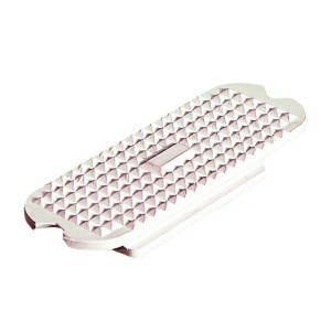 Producten stijgbeugelinleg recht rubber wit 12cm