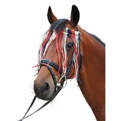 Producten vliegenfrontriem katoen mt pony