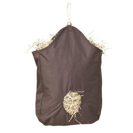 Producten hooizak hay bag zwart met 2 ophangringen