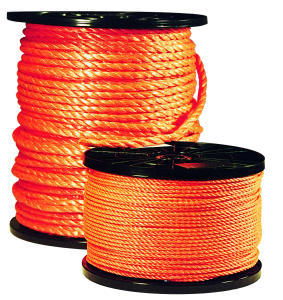 Producten polyethyleen touw oranje 10mm 200m