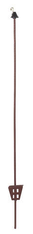 Ako producten rantsoenpaal staal ovaal plus topkruliso 106cm 10 stuks