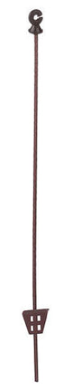 Ako producten rantsoenpaal staal ovaal plus topringiso 106cm 10 stuks