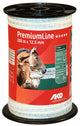 Ako producten premiumline schriklint wit groen 12 5mm 200m