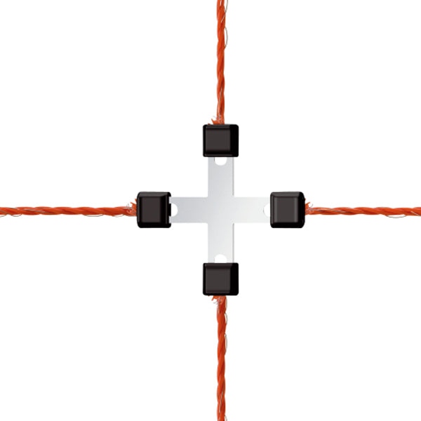 Afbeelding laden in galerijviewer, Ako producten draad kruisverbinder litzclip verzinkt 3mm 5 stuks
