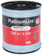 Ako producten platinumline afrasteringskoord 6mm 200m wit blauw