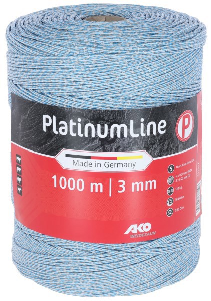 Afbeelding laden in galerijviewer, Ako producten platinumline schrikdraad litze wit blauw 1000m
