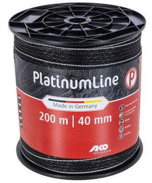 Ako producten platinumline schriklint 40 mm zwartwit 200m