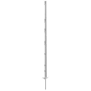 Ako producten expert kunststof paal wit 156cm 5 stuks dubbele voet