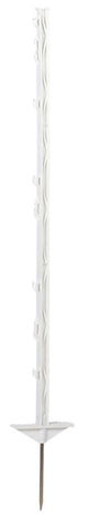 Ako producten classic kunststof paal wit 105cm 5 stuks dubbele voet