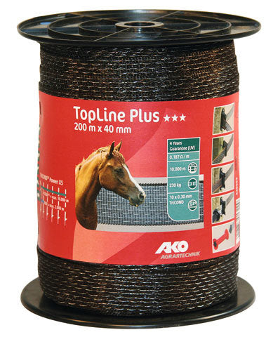Ako producten topline plus schriklint bruin 4cm 200m