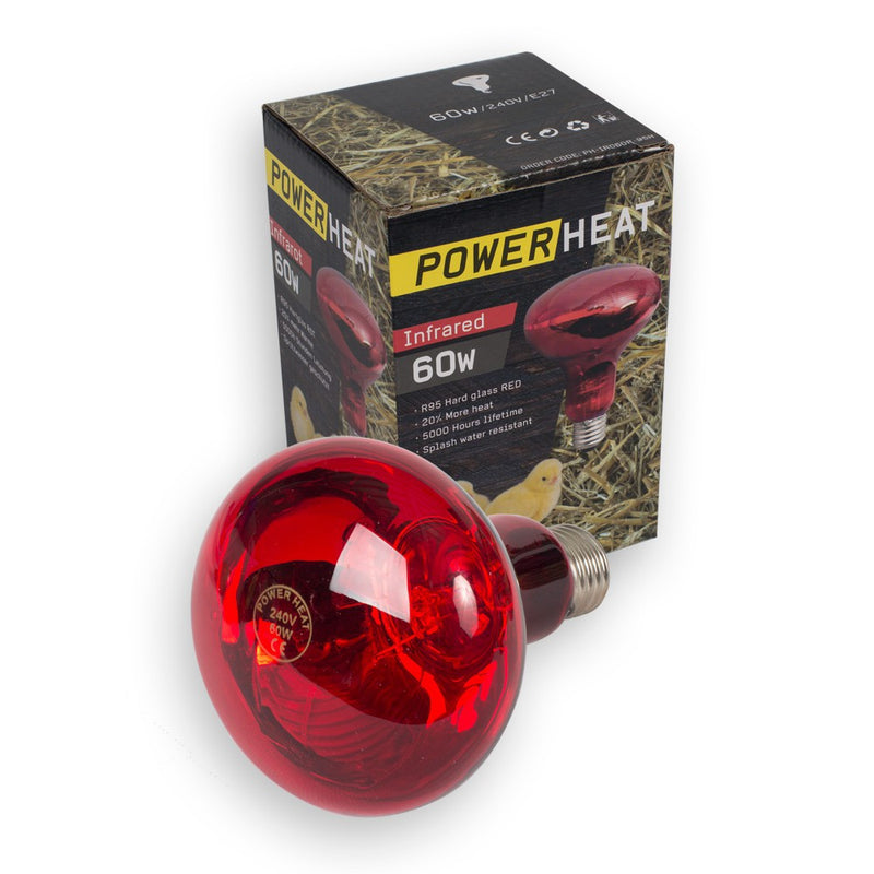Afbeelding laden in galerijviewer, Producten warmtelamp powerheat 60w rood
