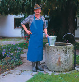 Producten melkschort blauw 140x75cm