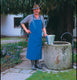 Producten melkschort blauw 140x75cm