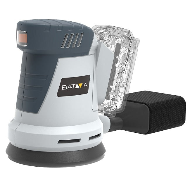 Afbeelding laden in galerijviewer, Batavia producten maxxpack 18v accu excentr schuurmachine 125mm body
