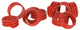 Producten kippenringen 16mm rood 20 stuks