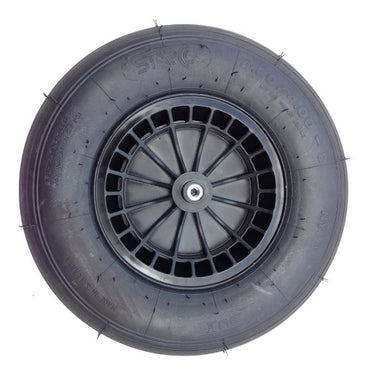 Fort producten wiel 4 80 4 00x8 2ply band kunststof velg zwart as 13cm
