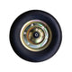 Fort producten massief wiel 400x100 gegalvaniseerde velg as 13cm