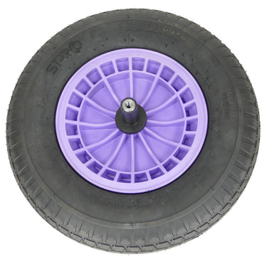 Fort producten wiel 4 80 4 00x8 4ply band kunststof velg lavendel as 20cm
