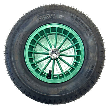 Fort producten wiel 4 80 4 00x8 4ply band kunststof velg groen zonder as