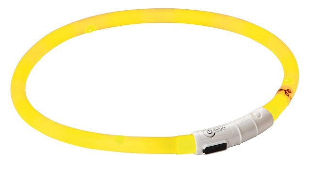Afbeelding laden in galerijviewer, Kerbl producten maxi safe led halsband geel lengte 55 cm
