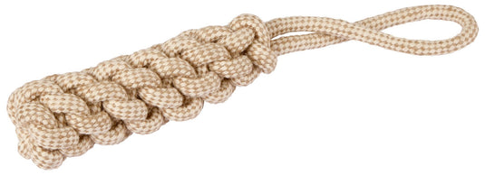 Producten dummy aan touw m jute katoen 5x32cm