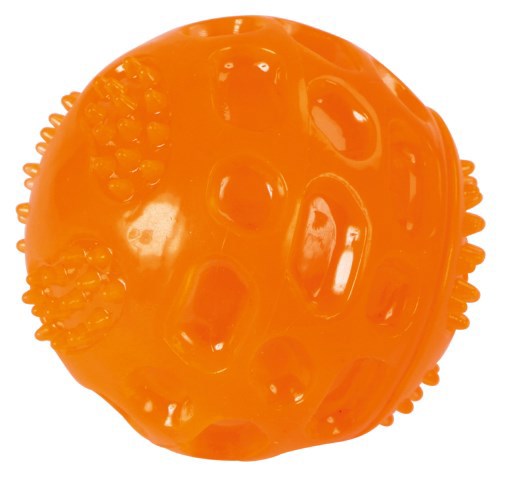 Producten ball toyfastic squeaky oranje 7 5cm