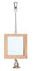 Kerbl producten dubbele spiegel l 8 5xb 9 5cm met belletje