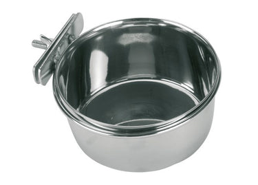 Kerbl rvs bakje 600 ml 12 cm schroefbevestiging voor vogels