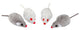 Producten muis grijs wit 5cm 4 stuks
