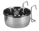 Producten rvs bakje 600 ml 12 cm met houder
