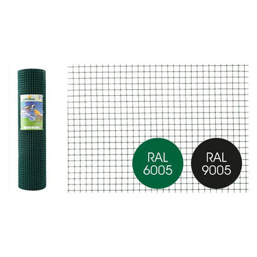 Giardino producten gaas gelast zwart 12 7 1 10 1 01m x 25m