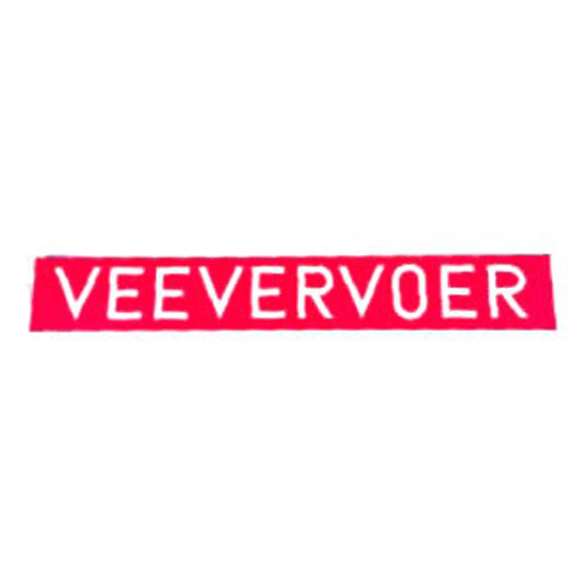 Producten bordje veevervoer