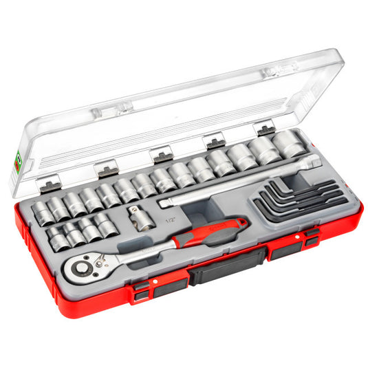 Connex producten dopsleutelset profi 1 2 22 delig