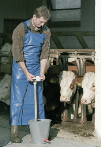 Afbeelding laden in galerijviewer, Producten melkschort 80x120cm blauw
