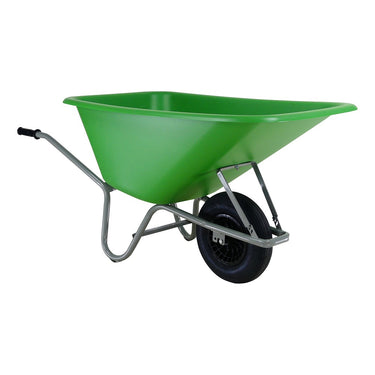 Altrad producten kruiwagen forza 165l hdpe bak groen luchtbandwiel