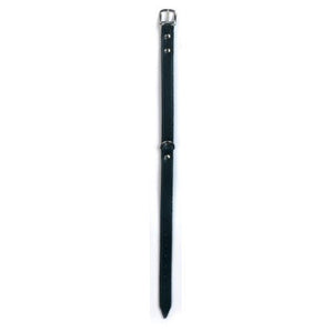 Producten hondenhalsband leer 16mm zwart