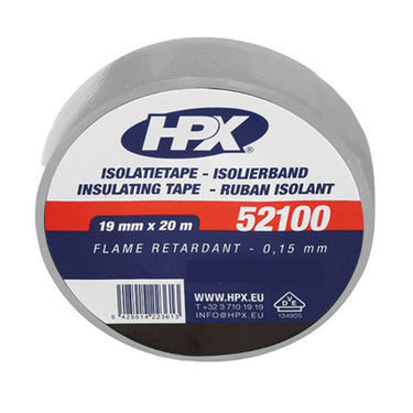 Hpx producten isolatietape 52100 vde 19mm 20mtr grijs