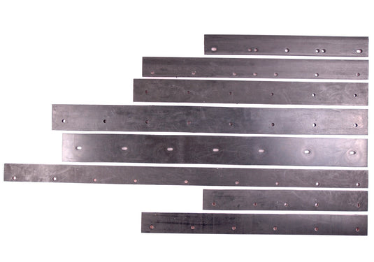 Producten rubber m canvas plus rvs bouten voor mestschuif 55cm