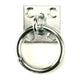 Producten muurplaat met ring 8mm verzinkt