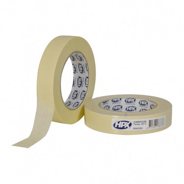 Hpx producten afplakband masking tape 100 c cremewit 50mm x 50m