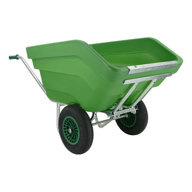 Fort producten kiep kruiwagen f s 300l groen 2 luchtwiel