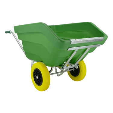 Fort producten kiep kruiwagen f s 300l groen 2 nml wiel