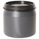 Eurotools voerton met schroefdeksel 25 liter