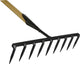 De wit producten zaadhark 9 tands rond essen steel 170cm dewit