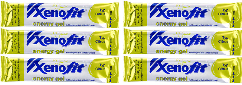 Afbeelding laden in galerijviewer, Xenofit energy gel citrus 10x25g
