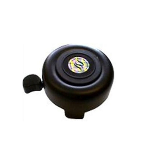 Nietverkeerd n v bel ø55mm alu nylon klepel bevestiging, zwart