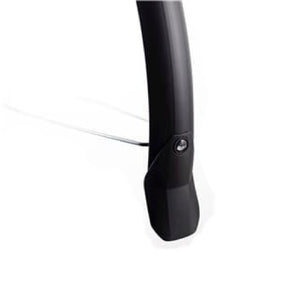 Eurofender lampo achterspartbord 58mm - 28 inch zwart