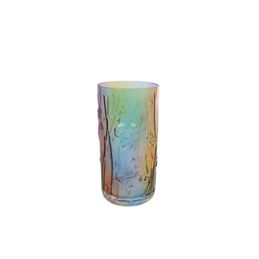 Cosydecor vaas rainbow s multicolor glasdia.8,5x17cm