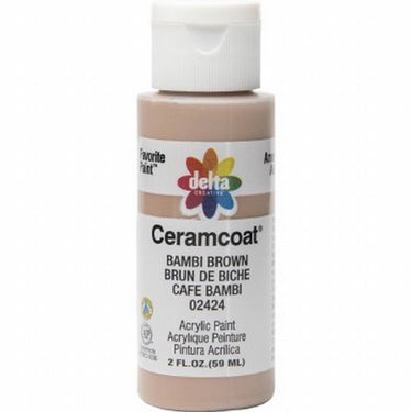 Delta • ceramcoat mat acrylic paint bambi brown